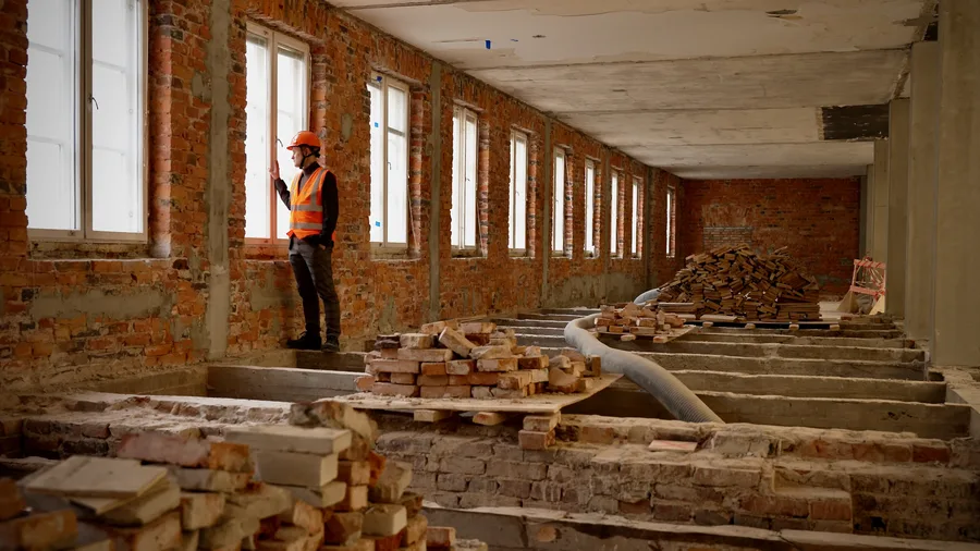 Construction work under way on The Hotel Maria site